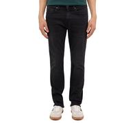Slim-fit-Jeans MUSTANG "Herren Style Vegas Slim", Herren, Gr. 38, Länge 34, 982 schwarz, Denim/Jeans, 98% Baumwolle, 2% Elasthan, unifarben, slim fit, Jeans Slim-fit-Jeans (78039242-38)