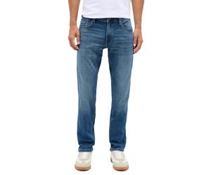 Slim-fit-Jeans MUSTANG "Oregon", Herren, Gr. 34, Länge 30, medium schwarz, Denim/Jeans, Obermaterial: 66% Baumwolle, 32% Polyester, 2% Elasthan, unifarben, slim fit lang, Jeans Slim-fit-Jeans, im Five