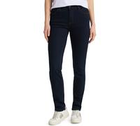 Slim-fit-Jeans MUSTANG "Rebecca", Damen, Gr. 31, Länge 32, blau (rinse washed), Denim/Jeans, Obermaterial: 65% Baumwolle, 31% Polyester, 4% Elasthan, lang, Jeans Slim-fit-Jeans (13957045-31) rinse was