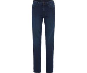 Slim-fit-Jeans MUSTANG "Rebecca", Damen, Gr. 33, Länge 30, blau (old stone used), Denim/Jeans, Obermaterial: 65% Baumwolle, 31% Polyester, 4% Elasthan, lang, Jeans Slim-fit-Jeans (24808226-33) old sto