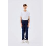 Slim-fit-Jeans NAME IT "NKMRYAN SLIM SWE JEANS 6116-TH NOOS", Jungen, Gr. 140, N-Gr, blau (dunkelblau denim kids), Denim/Jeans, Obermaterial: 70% Baumwolle, 27% Polyester, 3% Elasthan, unifarben, slim