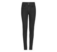 Slim-fit-Jeans OXMO "Slim-fit-Jeans OXHELLE", Damen, Gr. 28, Länge 30, schwarz (schwarz denim), Obermaterial: 68% Baumwolle CO. 27% Polyester PES. 3% Viskose CV. 2% Elasthan EL., Jeans Slim-fit-Jeans