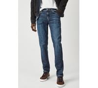 Slim-fit-Jeans PEPE JEANS "HATCH", Herren, Gr. 31, Länge 34, blau (schwarz used), Denim/Jeans, Obermaterial: 93% Baumwolle, 5% Elastomultiester, 2% Elasthan, Abriebeffekte, schmal lang, Jeans Slim-fit