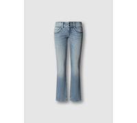 Slim-fit-Jeans PEPE JEANS "ICONIC GEN", Damen, Gr. 27, Länge 32, light blau used, Denim/Jeans, Obermaterial: 99% Baumwolle, 1% Elasthan, slim fit lang, Jeans Slim-fit-Jeans (25648615-27) light blau us