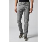 Slim-fit-Jeans PEPE JEANS "SLIM JEANS HATCH", Damen, Gr. 30, Länge 32, grau washed, Denim/Jeans, Obermaterial: 84% Baumwolle, 15% Polyester, 1% Elasthan, slim fit, Jeans Slim-fit-Jeans, mit Regular Wa