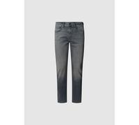 Slim-fit-Jeans PEPE JEANS "SLIM JEANS HATCH", Damen, Gr. 33, Länge 32, dirty schwarz used, Denim/Jeans, Obermaterial: 93% Baumwolle, 5% Polyester, 2% Elasthan, slim fit, Jeans Slim-fit-Jeans, mit Regu