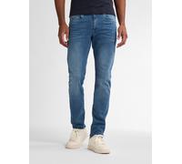 Slim-fit-Jeans PETROL INDUSTRIES "Seaham", Herren, Gr. 34, Länge 32, blau (bright indigo), Obermaterial: 94% Baumwolle, 3% Elasthan, 3% Polyester, schmal, Jeans Slim-fit-Jeans (61549148-34) bright ind