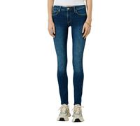 Slim-fit-Jeans QS, Damen, Gr. 44, Länge 30, dunkelblau, Denim/Jeans, Obermaterial: 99% Baumwolle, 1% Elasthan. Futter: 70% Polyester, 30% Baumwolle, unifarben, slim fit lang, Jeans Slim-fit-Jeans, mit