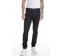 Replay Herren Jeans Anbass Slim-Fit Hyperflex Forever Dark mit Stretch, Dark Blue 007 (Blau), 34W / 34L