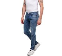 Replay Herrenjeans Anbass Slim-Fit Hyperflex mit Stretch Medium Blue 009-1 (Blau) 33W/32L