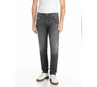 Slim-fit-Jeans REPLAY "Anbass Superstretch", Herren, Gr. 32, Länge 34, medium grau c096, Denim/Jeans, Obermaterial: 99% Baumwolle, 1% Elasthan, slim fit lang, Jeans Slim-fit-Jeans, elastisch (20995443