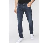 Slim-fit-Jeans REPLAY "Anbass Superstretch", Herren, Gr. 36, Länge 36, blau (schwarz, blau, wash), Denim/Jeans, Obermaterial: 90% Baumwolle, 8% Polyester, 2% Elasthan, slim fit lang, Jeans Slim-fit-Je