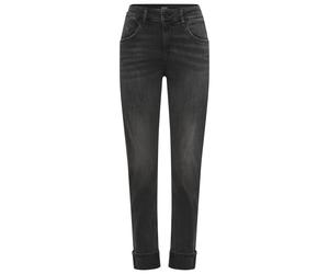 Slim-fit-Jeans REPLAY "MARTY", Damen, Gr. 25, Länge 30, schwarz delavè, Denim/Jeans, Obermaterial: 99% Baumwolle, 1% Elasthan, slim fit lang, Jeans Slim-fit-Jeans, mit leichter Waschung (61810820-25)