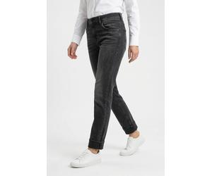 Slim-fit-Jeans REPLAY "MARTY", Damen, Gr. 30, Länge 32, grau (schwarz delavè), Denim/Jeans, Obermaterial: 99% Baumwolle, 1% Elasthan, slim fit lang, Jeans Slim-fit-Jeans, mit leichter Waschung (564981