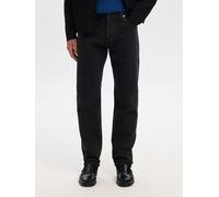 Slim-fit-Jeans SELECTED "SLH175-SLIM BEN KORI JEANS NOOS", Damen, Gr. 33, Länge 32, blau (schwarz denim detail:201), Denim/Jeans, Obermaterial: 99% Baumwolle, 1% Elasthan, unifarben, slim fit, Jeans S