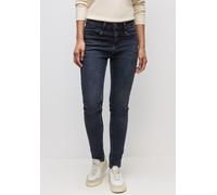 Slim-fit-Jeans STREET ONE, Damen, Gr. 24, Länge 30, blau schwarz washed, Jeans, 99% Baumwolle, 1% Elasthan, unifarben, lang, Jeans, 5-Pocket-Style (32910616-24) blau schwarz washed