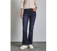 STREET ONE Damen A378136 Jeans Slim Fit, Dark Indigo Slightly Washed, 31W x 32L