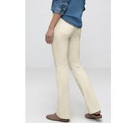 Slim-fit-Jeans STREET ONE, Damen, Gr. 34, Länge 30, ecru washed, Web, 55% Baumwolle, 21% Polyester, 14% Lyocell, 9% Viskose, 1% Elasthan, unifarben, lang, Jeans Slim-fit-Jeans, High Waist (81819547-34