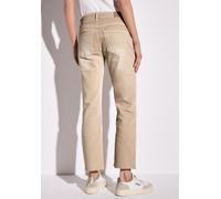 Slim-fit-Jeans STREET ONE, Damen, Gr. 36, Länge 28, beige (barely beige), Jeans, 98% Baumwolle, 2% Elasthan, unifarben, normal, Jeans Slim-fit-Jeans, 5-Pocket-Style (79958051-36) barely beige