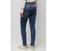 Slim-fit-Jeans STREET ONE, Damen, Gr. 36, Länge 30, dunkelblau random, Jeans, 89% Baumwolle, 8% Polyester, 3% Elasthan, unifarben, lang, Jeans Slim-fit-Jeans, High Waist (33344766-36) dunkelblau rando