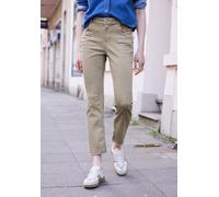 Slim-fit-Jeans STREET ONE STUDIO, Damen, Gr. 42, Länge 28, schwarz stone sand, Web, 92% Baumwolle, 6% Elastomultiester, 2% Elasthan, unifarben, normal, Jeans Slim-fit-Jeans, aus Baumwolle mit Stretcha