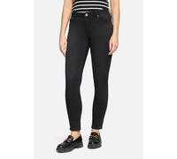 Slim-fit-Jeans BETTY BARCLAY "Damen mit Waschung", Damen, Gr. 38, Normalgrößen, schwarz (schwarz denim), Obermaterial: 56% Baumwolle, 30% Viskose, 12% Polyester, 2% Elasthan, Basic, slim fit, Jeans Sl