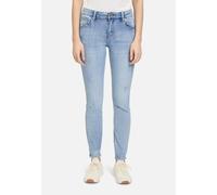Slim-fit-Jeans BETTY BARCLAY "Betty Barclay Basic-Jeans mit Waschung" Gr. 42, Normalgrößen, blau (light blau denim), Damen, Obermaterial: 56% Baumwolle, 30% Viskose, 12% Polyester, 2% Elasthan., Jeans