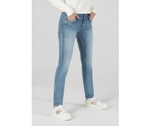 Slim-fit-Jeans TIMEZONE "Slim EnyaTZ", Damen, Gr. 28, Länge 30, blau, 70% Baumwolle 20% Polyester 9% Viskose 1% Elastan, normal, Jeans Slim-fit-Jeans (54199324-28) blau