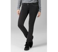 Slim-fit-Jeans TIMEZONE "Slim MarahTZ", Damen, Gr. 27, Länge 32, schwarz, 96% Baumwolle 3% Polyester 1% Elastan, normal, Jeans Slim-fit-Jeans (51714629-27) schwarz