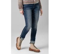 Slim-fit-Jeans TIMEZONE "Slim MarahTZ", Damen, Gr. 29, Länge 30, blau, 98% Baumwolle 1% Elastan 1% Elasthan (T-400), normal, Jeans Slim-fit-Jeans (11094668-29) blau