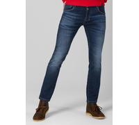 Slim-fit-Jeans TIMEZONE "Slim ScottTZ", Herren, Gr. 30, Länge 30, blau, 74% Baumwolle 17% Lyocell 6% Polyester 3% Elastan, normal, Jeans Slim-fit-Jeans (91717421-30) blau