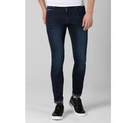 Slim-fit-Jeans TIMEZONE "Slim ScottTZ", Herren, Gr. 34, Länge 32, blau, 83% Baumwolle 15% Polyester 2% Elastan, normal, Jeans Slim-fit-Jeans, Topseller (49831649-34)