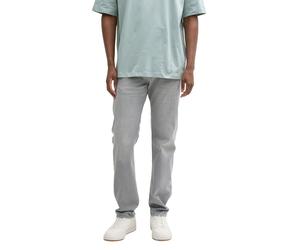 Slim-fit-Jeans TOM TAILOR DENIM, Herren, Gr. 32, Länge 32, blau (stone grau denim), Denim/Jeans, Obermaterial: 70% Baumwolle, 28% Polyester, 2% Elasthan, unifarben, slim fit lang, Jeans Slim-fit-Jeans