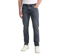 Slim-fit-Jeans TOM TAILOR DENIM "PIERS", Herren, Gr. 36, Länge 32, used schwarz stone grau denim, Denim/Jeans, Obermaterial: 99% Baumwolle, 1% Elasthan. Futter: 65% Polyester, 35% Baumwolle, schmal la