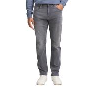 Slim-fit-Jeans TOM TAILOR, Herren, Gr. 33, Länge 30, blau (grau denim30), Denim/Jeans, Obermaterial: 92% Baumwolle, 6% Polyester, 2% Elasthan, unifarben, slim fit knöchellang, Jeans Slim-fit-Jeans, im