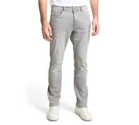 Slim-fit-Jeans TOM TAILOR, Herren, Gr. 40, Länge 34, used light stone grau, Denim/Jeans, Obermaterial: 92% Baumwolle, 6% Polyester, 2% Elasthan, slim fit knöchellang, Jeans Slim-fit-Jeans, im Five-Poc