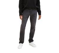Slim-fit-Jeans TOM TAILOR "Josh", Herren, Gr. 30, Länge 32, blau (used schwarz stone schwarz denim), Denim/Jeans, Obermaterial: 99% Baumwolle, 1% Elasthan, unifarben, slim fit knöchellang, Jeans Slim-
