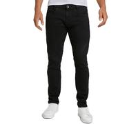 Slim-fit-Jeans TOM TAILOR "TROY", Damen, Gr. 31, Länge 34, schwarz (schwarz, denim), Denim/Jeans, Obermaterial: 99% Baumwolle, 1% Elasthan, schmal lang, Jeans Slim-fit-Jeans, unifarben (19501168-31) s