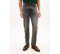 Slim-fit-Jeans TOMMY HILFIGER "Bleecker", Herren, Gr. 34, Länge 30, leo grau, Denim/Jeans, Obermaterial: 94% Baumwolle, 4% Elastomultiester, 2% Elasthan, unifarben, slim fit lang, Jeans Slim-fit-Jeans