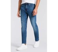 Slim-fit-Jeans TOMMY HILFIGER "CORE BLEECKER", Herren, Gr. 30, Länge 36, blau (mid blau), Denim/Jeans, Obermaterial: 98% Baumwolle, 2% Elasthan, casual, slim fit lang, Jeans, mit dezenter Waschung (43