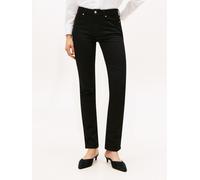 Slim-fit-Jeans TOMMY HILFIGER "DNM BLACK SLIM RW", Damen, Gr. 28, Länge 30, schwarz, Denim/Jeans, Obermaterial: 98% Baumwolle, 2% Elasthan, slim fit, Jeans Slim-fit-Jeans (23404602-28) schwarz