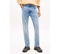 Slim-fit-Jeans TOMMY JEANS "ARLO SLIM", Damen, Gr. 36, Länge 32, denim light, Denim/Jeans, Obermaterial: 81% Baumwolle, 18% Lyocell, 1% Elasthan, unifarben, slim fit lang, Jeans Slim-fit-Jeans, Slim f