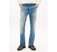Slim-fit-Jeans TOMMY JEANS "AUSTIN SLIM TAPERED", Herren, Gr. 32, Länge 30, blau (denim medium), Denim/Jeans, Obermaterial: 94% Baumwolle, 4% Elastomultiester, 2% sonstige Fasern, unifarben, slim fit