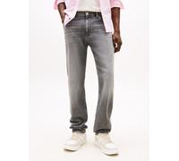 Slim-fit-Jeans TOMMY JEANS "Ryan Regular Slim Straight", Herren, Gr. 38, Länge 34, grau (grau denim), Denim/Jeans, Obermaterial: 99% Baumwolle, 1% Elasthan, regular fit lang, Jeans Slim-fit-Jeans, Sli