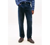 Slim-fit-Jeans TOMMY JEANS "RYAN SLIM STR", Herren, Gr. 34, Länge 34, denim blau schwarz, Denim/Jeans, Obermaterial: 99% Baumwolle, 1% Elasthan, slim fit, Jeans Slim-fit-Jeans, slim fit, straight leg 