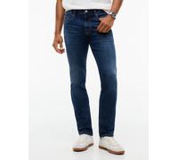 Slim-fit-Jeans TOMMY JEANS "SCANTON SLIM DJ0257", Herren, Gr. 36, Länge 32, denim schwarz, Denim/Jeans, Obermaterial: 96% Baumwolle, 3% sonstige Fasern, 1% Elasthan, slim fit lang, Jeans Slim-fit-Jean