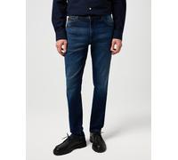 Slim-fit-Jeans WRANGLER "Texas Slim", Herren, Gr. 31, Länge 32, beige (fog), Denim/Jeans, Obermaterial: 56% Baumwolle, 25% Polyester, 13% Lyocell, 5% Elastomultiester, 1% sonstige Fasern, slim fit lan