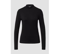 Slim Fit Jerseyshirt mit Stehkragen 40 schwarz 2172306.9999.40