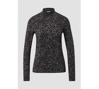 Slim Fit Jerseyshirt mit Stehkragen 48 grau 2172306.98A2.48