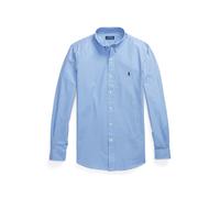 Slim-Fit Karohemd aus Stretchpopeline XS Blue